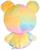 Sanrio Hello Kitty Teddy Bear Rainbow Sherbet 9.5 Inch Plush