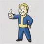 Fallout Vault Boy Thumbs Up 12 x 11 Inch Metal Sign