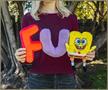 Nickelodeon SpongeBob SquarePants "FUN" 10-Inch Plush