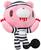 Gloomy Bear Orange Convict 8 Inch Collector Plush
