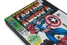 Marvel Comics Captain America #100 Comic Book Canvas Art Poster | 9 x 5 Inches
