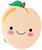 GAMAGO Peach Heating Pad & Pillow Huggable