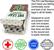 Pot Leaf Bandages | Set of 18 Individually Wrapped Self Adhesive Bandages