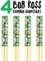 Bob Ross GAMAGO Cast Bamboo Chopsticks | Set of 4