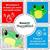 GAMAGO Frog Heating Pad & Pillow Huggable