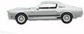 Gone In 60 Seconds 1:64 Diecast Car - 1967 Eleanor Custom Mustang