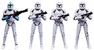 Star Wars 3.75 Inch Action Figure 4-Pack | Phase I Clone Troopers