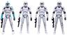Star Wars 3.75 Inch Action Figure 4-Pack | Phase I Clone Troopers