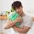Purritos XL 12 Inch Plush Cat In Blanket | Matcha