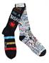 Friends We Were On A Break Unisex Novelty Crew Socks | 2 Pairs | Size 6-12