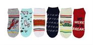 Friends Womens Novelty Low-Cut Socks | 5 Pairs | Size 4-10