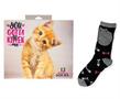 You Gotta Be Kitten Me Womens 12 Days of Socks in Advent Gift Box