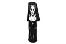 The Nun Athletic Crew Socks with 3D Print - Breathable Black Tube Socks - 1 Pair