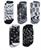 Harry Potter Black & Grey Adult Ankle Socks - 5-Pack