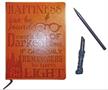Harry Potter Faux Leather Journal w/ Wand Pen