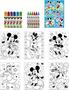 Mickey Activity Egg Craft Kit | Coloring Pages | Stickers | Markers | Crayons