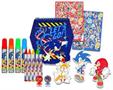 Sonic The Hedgehog Art Set | Notebook, Crayons, Markers, More