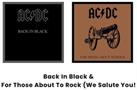 AC/DC Classic Covers 16oz Pint Glass Set of 4