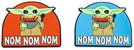 Star Wars: The Mandalorian Grogu "Nom Nom Nom" Magnetic Chip Clips | Set of 2
