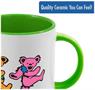 Grateful Dead Dancing Bears 20oz Ceramic Coffee Mug