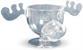 National Lampoon's Christmas Vacation Glass Moose Punch Bowl