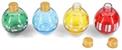 Holiday Ornament Shot Glass Set (4-Pack)