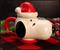 Peanuts Santa Snoopy 14.5oz Molded Mug with Lid