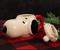 Peanuts Santa Snoopy 14.5oz Molded Mug with Lid