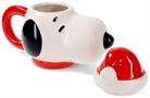 Peanuts Santa Snoopy 14.5oz Molded Mug with Lid