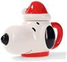 Peanuts Santa Snoopy 14.5oz Molded Mug with Lid