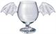 Feelin' Batty 8oz Molded Glass Goblet