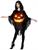 Jack-O-Lantern Adult Poncho Costume