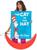Dr Seuss Cat In The Hat Book Quik ChangeT Adult Costume | One Size