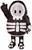 Fall Guys Skelly Inflatable Child Costumes | One Size Fits Up To 14