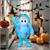 Fall Guys Blue Lightning Inflatable Child Costume | One Size Fits Up To 14