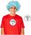 Dr. Seuss Thing 1/2 Hat & Tie Child Costume Kit
