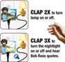 Bob Ross Talking Clapper Sound Activated Switch