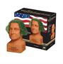 George Washington Chia Pet Decorative Pottery Planter