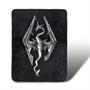 Skyrim Dragon Emblem 45" x 60" Fleece Throw Blanket
