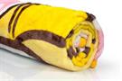 Bananya The Banana Cat Large Anime Fleece Throw Blanket | 60 x 45 Inches