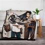 Black Clover Fleece Throw Blanket | 45 x 60 Inches