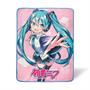 Hatsune Miku Crypton Voice Fleece Throw Blanket | 45 x 60 Inches