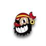 Cuphead Pirate Boss Enamel Collector Pin