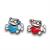 Cuphead & Mugman Collectorâ€™s Edition Planes Enamel Pin Set