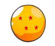 Dragon Ball Z 4-Star Dragon Ball Round Fleece Throw Blanket | 60 Inches
