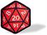 Dungeons And Dragons D20 Fleece Throw Blanket | 20-Sided Dice | 52 x 48 Inches