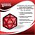 Dungeons And Dragons D20 Fleece Throw Blanket | 20-Sided Dice | 52 x 48 Inches