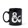 Dungeons & Dragons Black Ceramic Ampersand Logo Mug - 16-Ounces