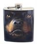 Rottweiler Face 7oz Flask