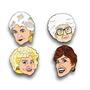 Golden Girls 4-Piece Enamel Collector Pin Set